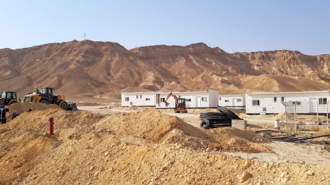 החלק הראשון של השכונה כבר במקום
